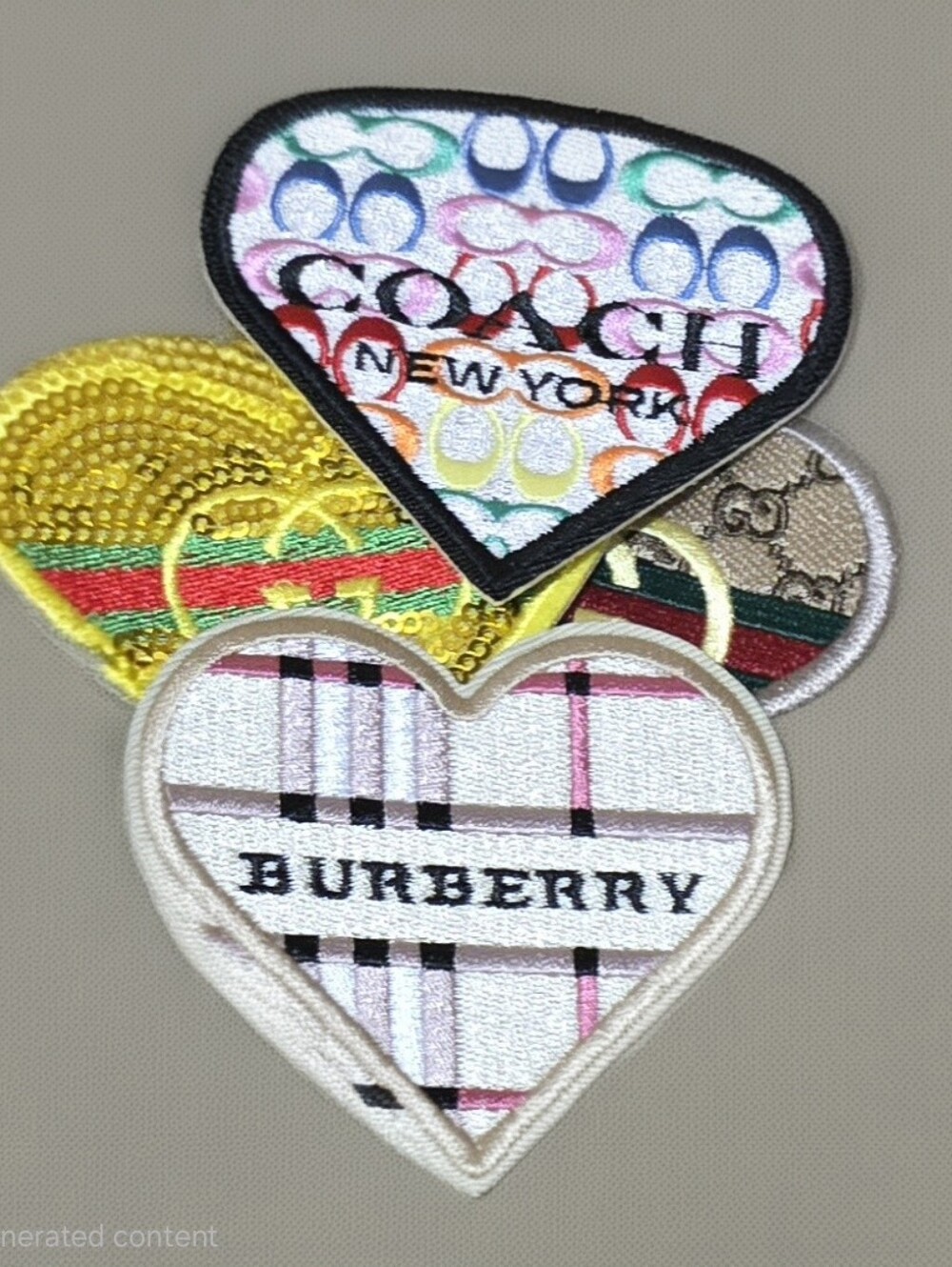 Patch Set Of 4 (Heart Shape)